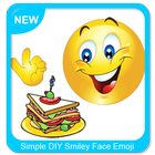 Pasteles de Emoji sencillos hechos a mano de smi icono