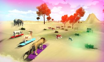 Goat Parking : Animals SkateBoard Driving screenshot 1