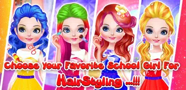 School kids Hair styles-Makeup