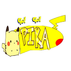 Pikachu Go go Zeichen