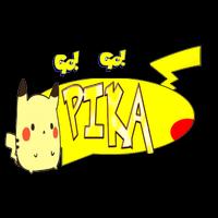 Pikachu Go go Plakat