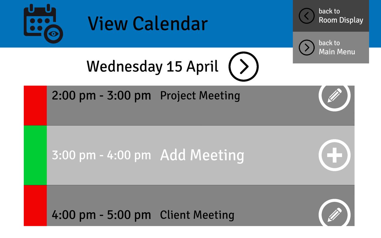 Office Meeting Room Calendar Details Office Meeting Room Calendar Details