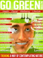 Go Green Magazine Affiche
