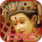 Maa Durga Aarti And 3D Temple ícone