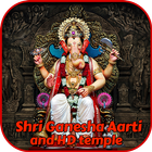 Shri Ganesha And 3D Temple ikon