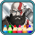 god of warrior coloring kratos hero by fans