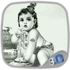 3D Krishna Live Wallpaper آئیکن