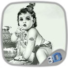 3D Krishna Live Wallpaper-icoon