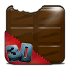 3D Chocolate Live Wallpaper icône