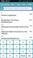 Helsinki Bus Timetable capture d'écran 1