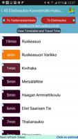 Helsinki Bus Timetable capture d'écran 2