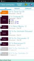 برنامه‌نما Warsaw ZTM Bus Timetable عکس از صفحه