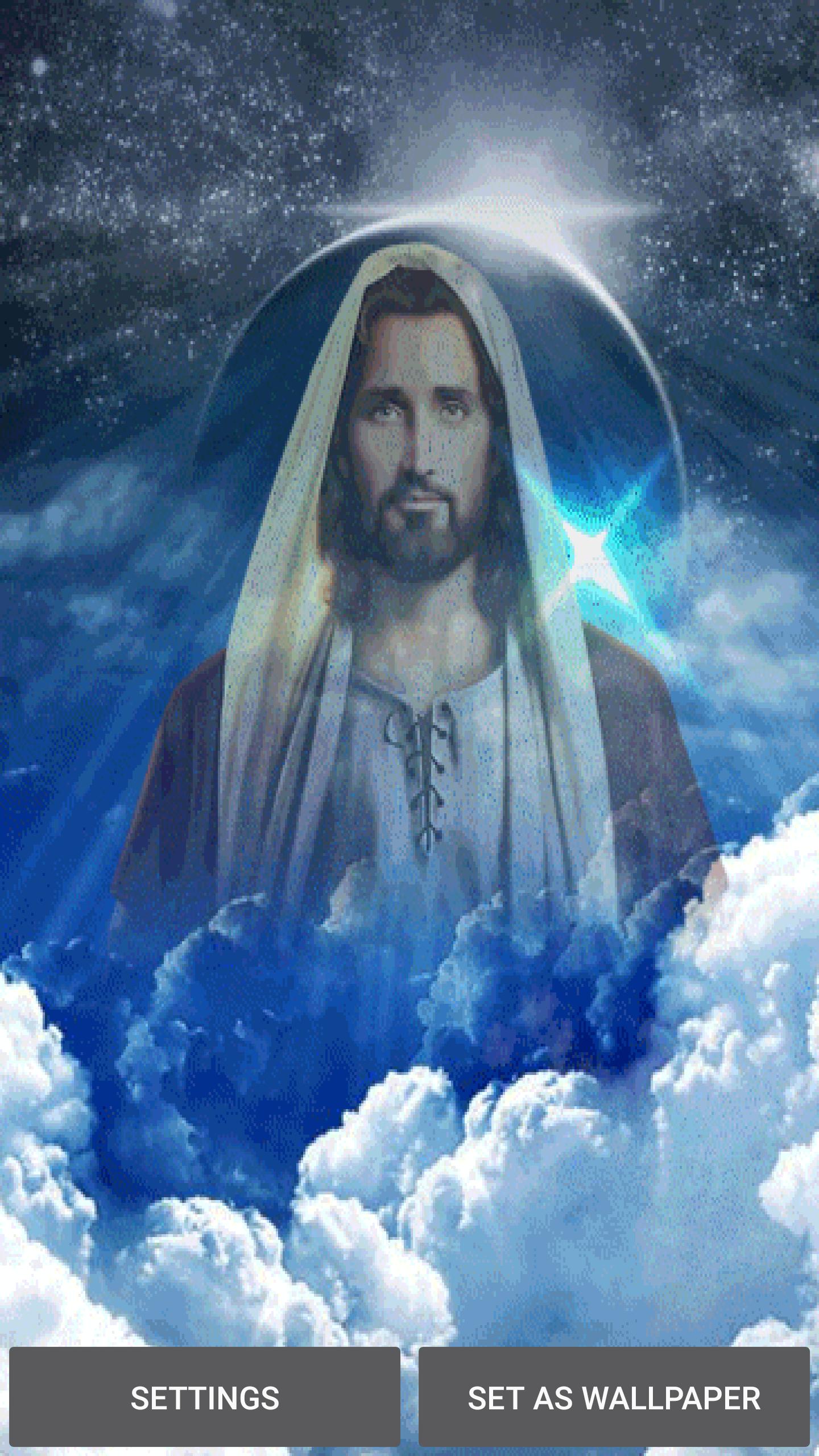 耶稣在闪电背景耶稣高清桌面壁纸：宽屏：高清晰度：全屏