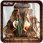 Easy DIY Braided Leather Headband icono