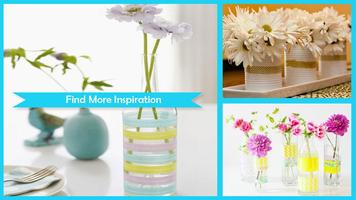 Easy DIY Washi Tape Flower Vase Craft Ekran Görüntüsü 1
