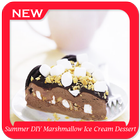 Summer DIY Marshmallow Ice Cream Dessert ไอคอน