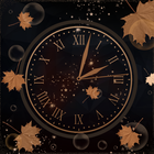 Autumn Clock Wallpaper icône