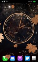 Autumn Clock Wallpaper capture d'écran 1
