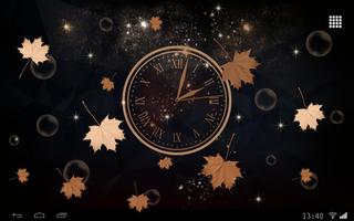 Autumn Clock Wallpaper capture d'écran 3