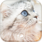 Cute Kitty Live Wallpaper أيقونة