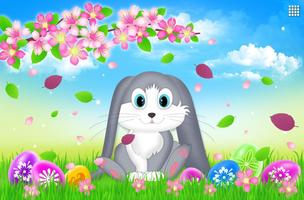 Easter Bunny Live Wallpaper Ekran Görüntüsü 3