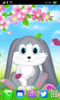 Easter Bunny Live Wallpaper Ekran Görüntüsü 1