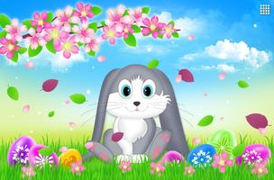 Easter Bunny Live Wallpaper Ekran Görüntüsü 2