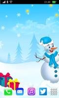 Funny Snowman LWP पोस्टर