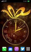 Gold Clock Live Wallpaper Affiche