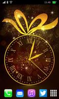 Gold Clock Live Wallpaper capture d'écran 1