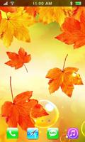 Leaves Falling Free Live Wallpaper poster