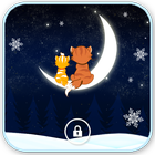 Winter Kitten Magic  Live Wallpaper أيقونة