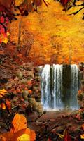 Autumn Waterfall Affiche