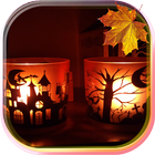Halloween Candle live Wallpaper icône