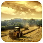 Puzzle de tracteur agricole icône