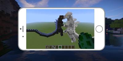 Godzilla-Monster 2k18 Mod for Minecraft PE capture d'écran 2