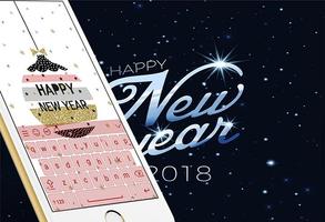 New Year Keyboard 2018 capture d'écran 1