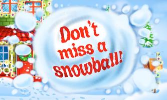 Christmas magic snowballs plakat