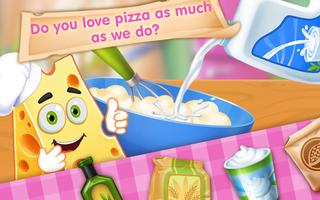 어린이, 유아를위한 피자 만들기 - 교육 게임 포스터