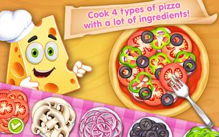 صنع البيتزا للأطفال، الصغار - لعبة تعليمية تصوير الشاشة 2