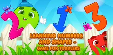 Lernen von Zahlen und Formen - Spiel für Kleinkind
