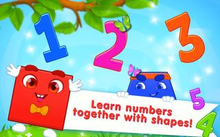 Số học và Hình dạng - Trò chơi dành cho Trẻ mới bi ảnh chụp màn hình 1
