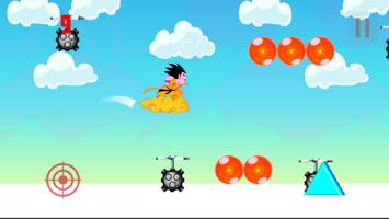 Super Goku Flying Adventures ภาพหน้าจอ 1