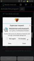 Mobile Internet Scheduler ROOT تصوير الشاشة 1
