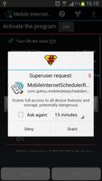 Mobile Internet Scheduler ROOT capture d'écran 1