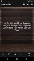 Asker Sözleri poster