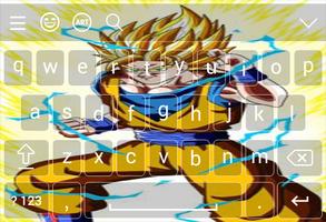 Dragon Goku Keyboard Affiche