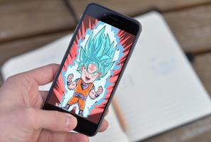 Goku Chibi Art Wallpaper скриншот 3