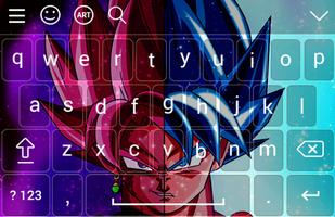 Goku Super Saiyan DBZ Keyboard capture d'écran 2