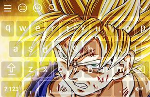 Goku Super Saiyan DBZ Keyboard capture d'écran 3